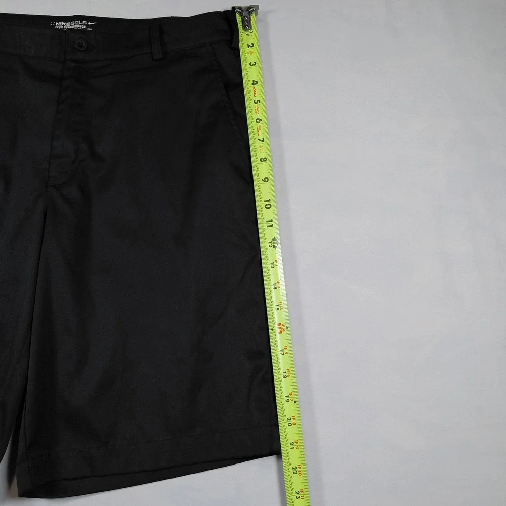 Nike Golf Tour Performance Dri-Fit Shorts Mens 32 Black Flat Front Sportswear